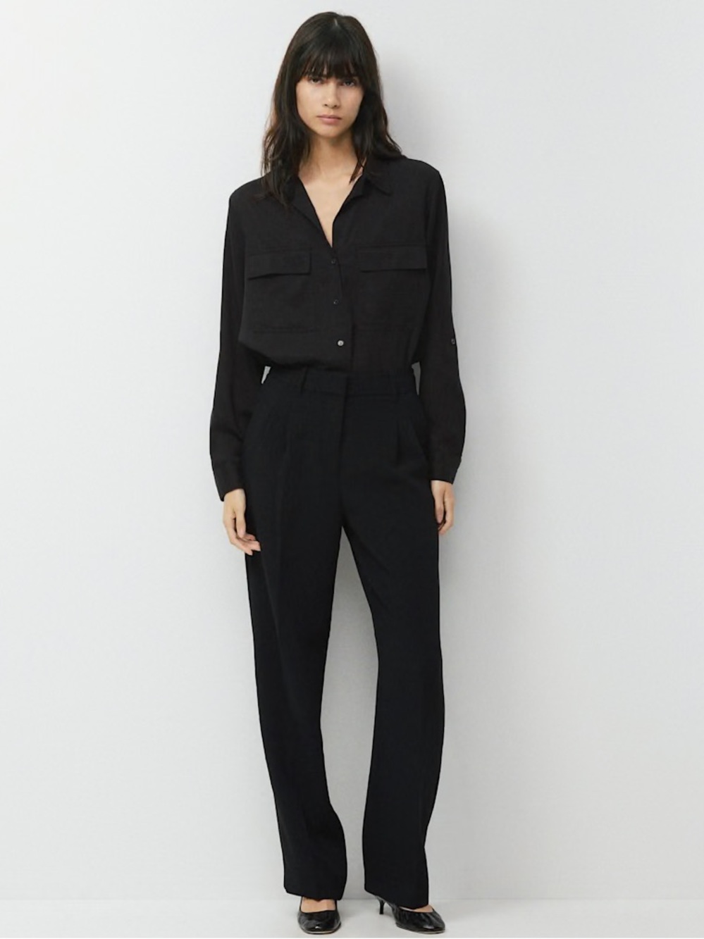 Aritzia Wilfred Effortless Pants in Crepette